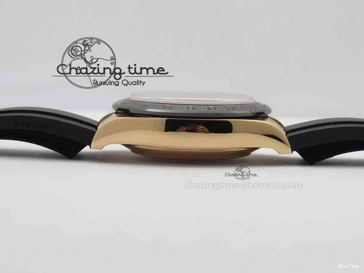 MiroTime 0110 Daytona 116515 Noob 1:1 Best Edition White Dial On Black Rubber Strap A7750 (Free Extra Strap) MultiPurpose 3739